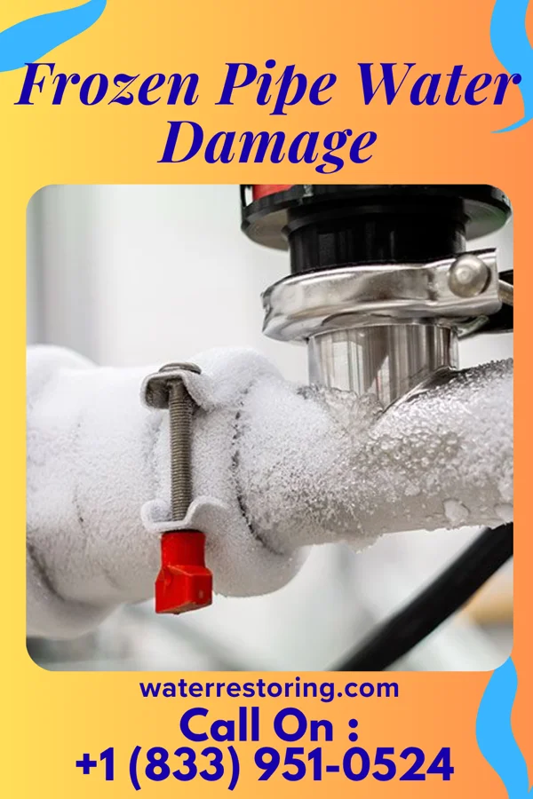 Frozen Pipe Water Damage in Orland Colony, SD